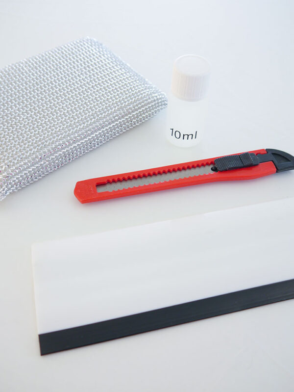 Glasfolierung Zubehör - Montageset