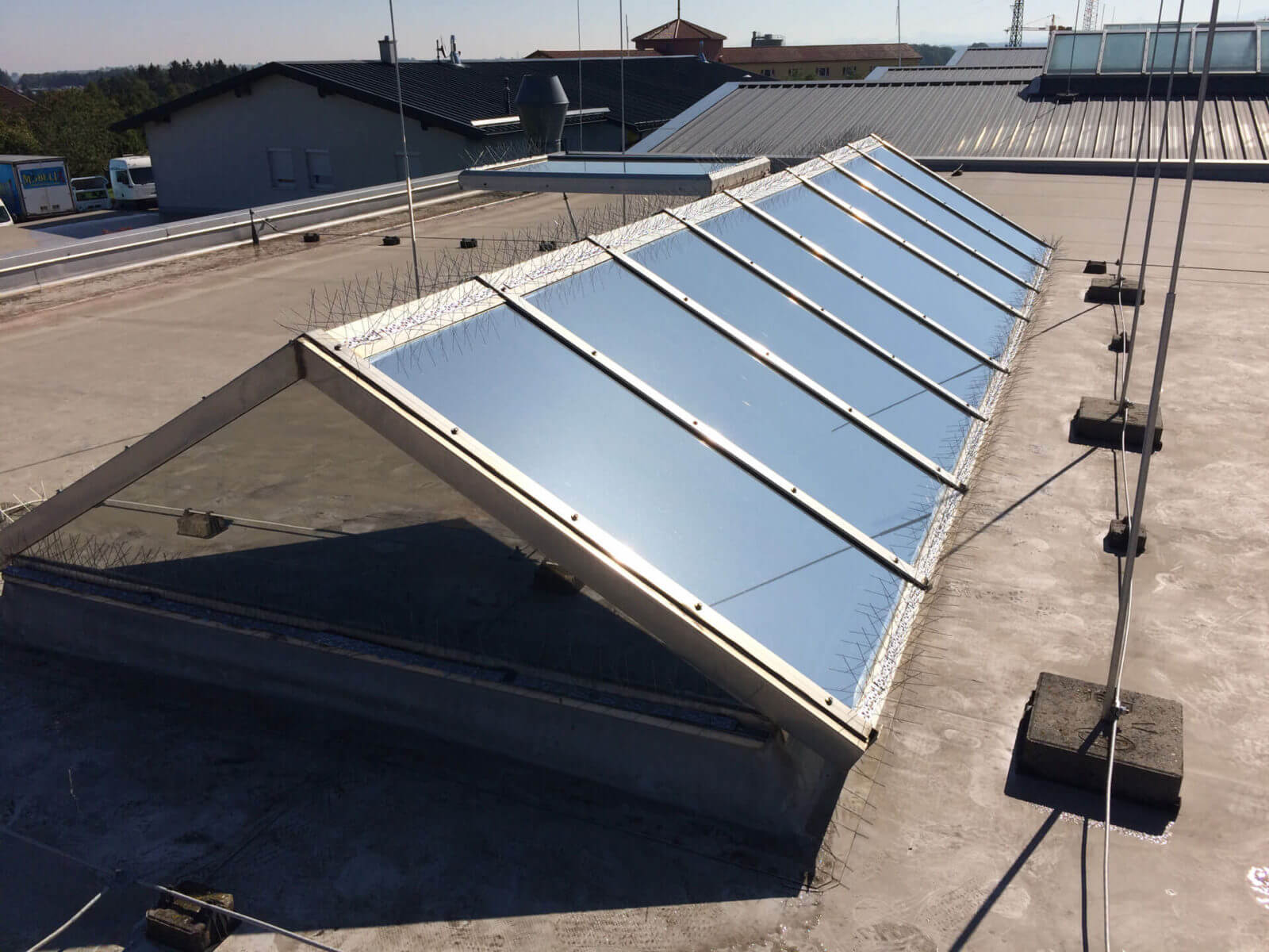 Dachkuppelbeschattung / Sonnenschutz