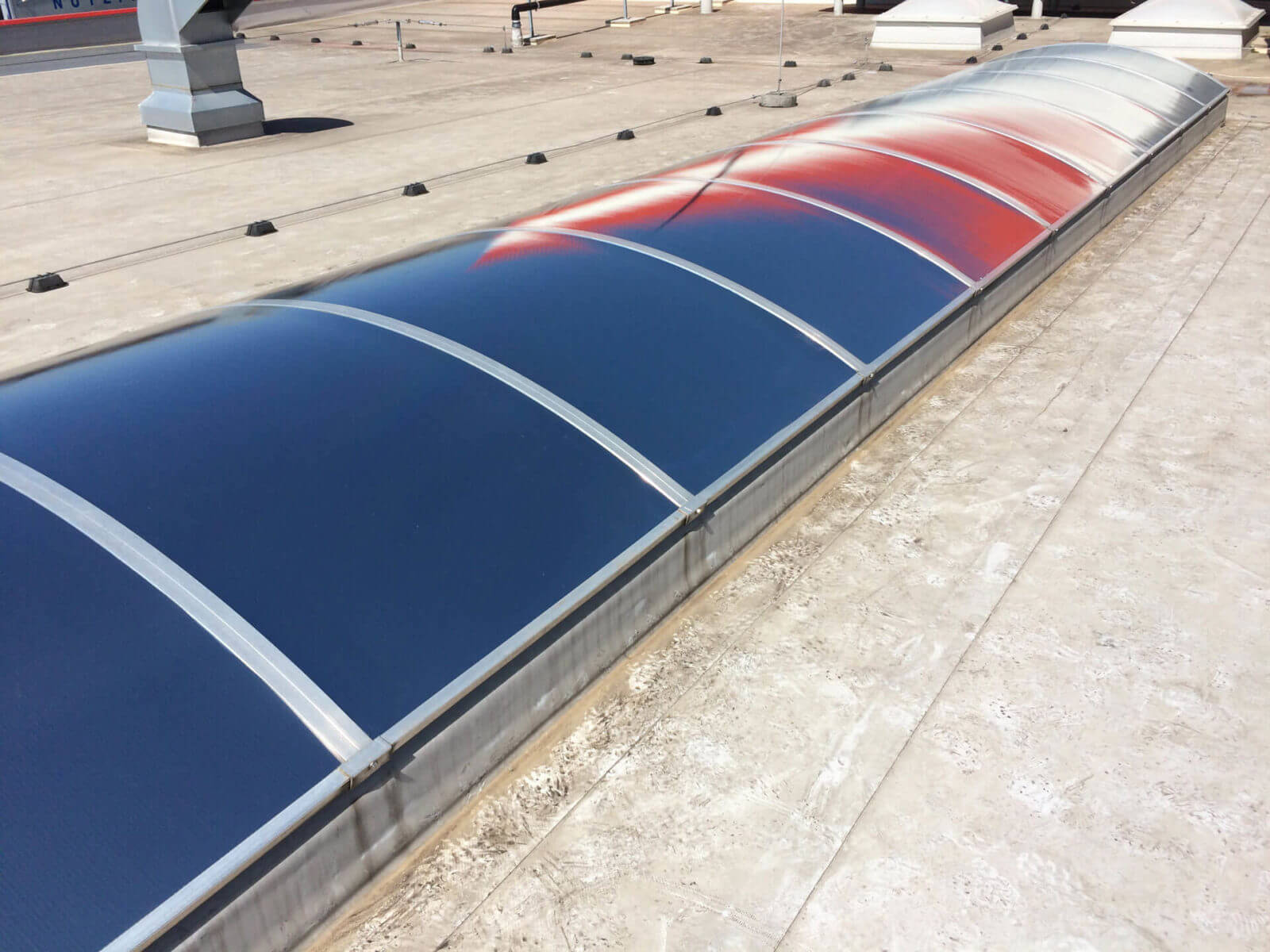 Dachkuppelbeschattung / Sonnenschutz