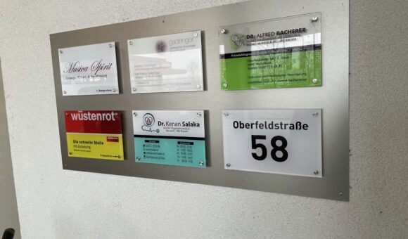 Beschriftung – Beschilderung 1