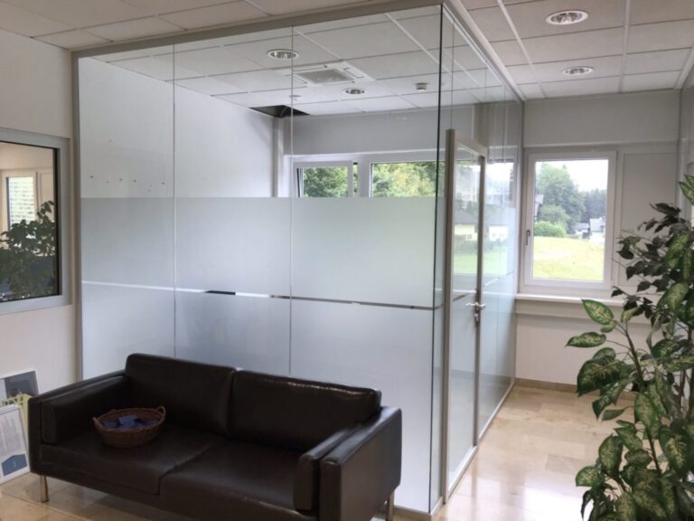 Milchglasfolie Büro Pinsdorf 3