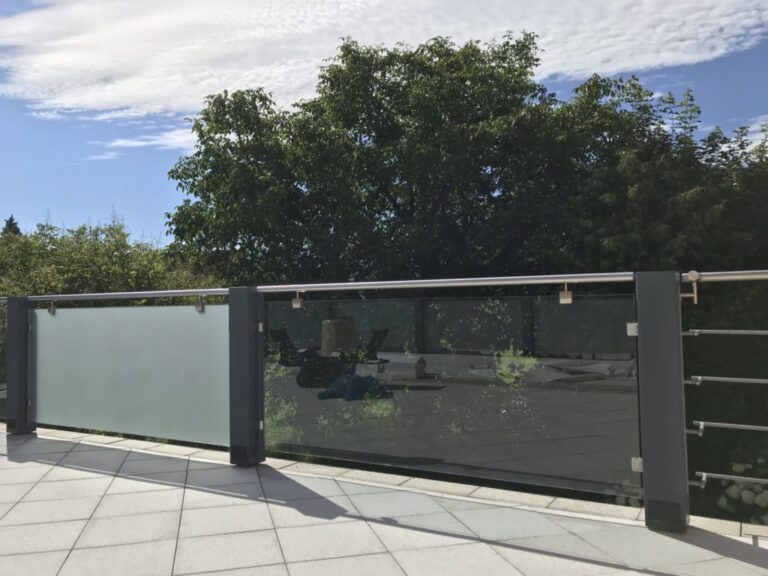  Milchglasfolie Sichtschutzfolie Glasgeländer OÖ 2