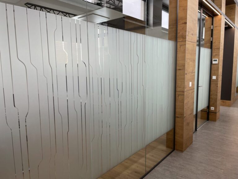 Sichtschutzfolien – Beschriftung Büro 5