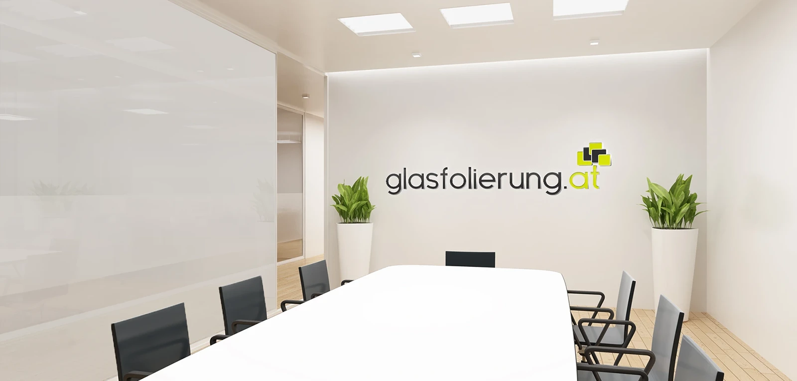 Milchglasfolien nachher