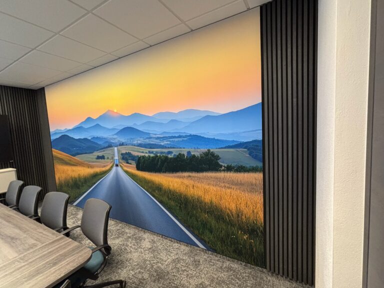 Wangetalrung Digitaldruck Spanrahmen Büro