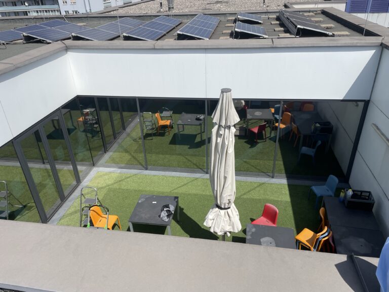 Atrium Sonnenschutzfolie LLumar RHE 35